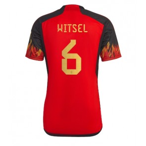 Belgien Axel Witsel #6 Hjemmebanetrøje VM 2022 Kort ærmer